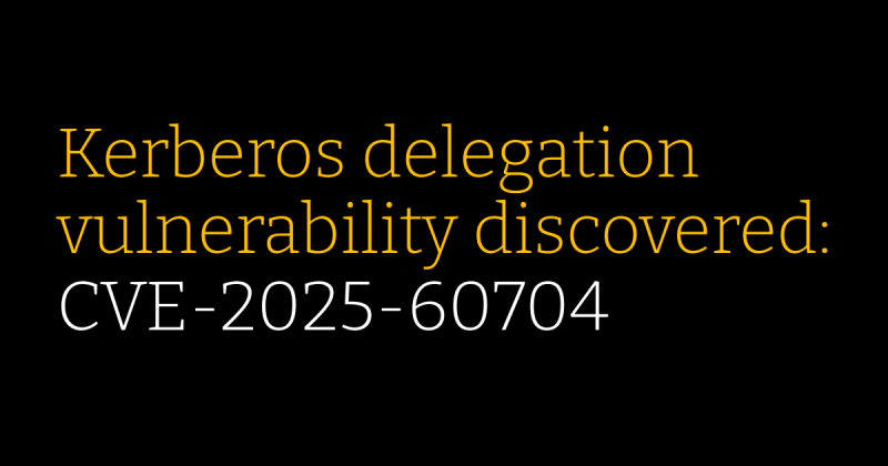 Kerberos Constrained Delegation Vuln Blog Graphic